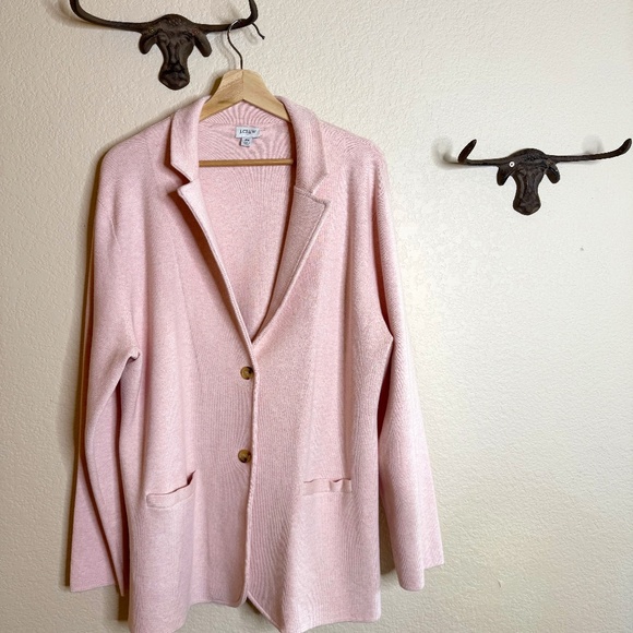 J Crew sweater blazer - women's plus size 2x - Picture 1 of 5